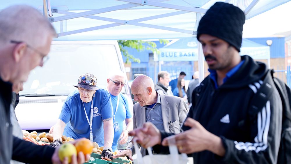 Everton In The Community Everton In The Community S Blue Base Pantry