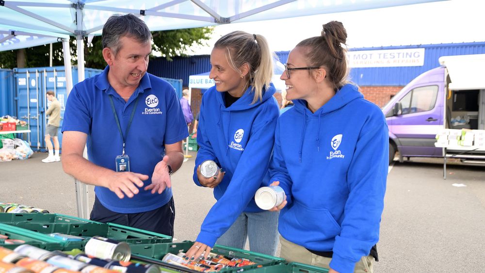 Everton In The Community Blue Base Pantry Feeds Almost 18 000 People