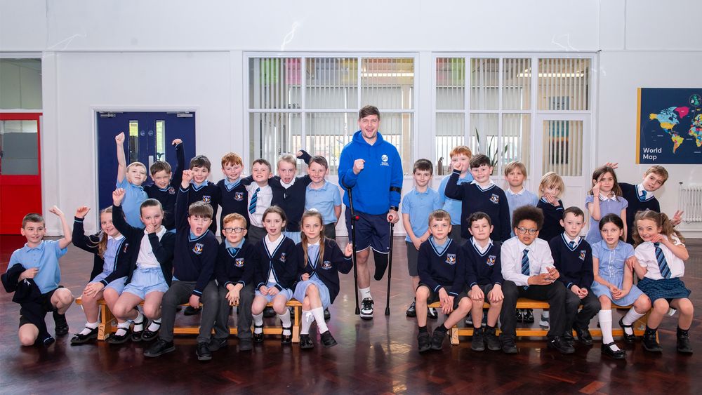 Everton In The Community Everton And England Amputee Forward Liam