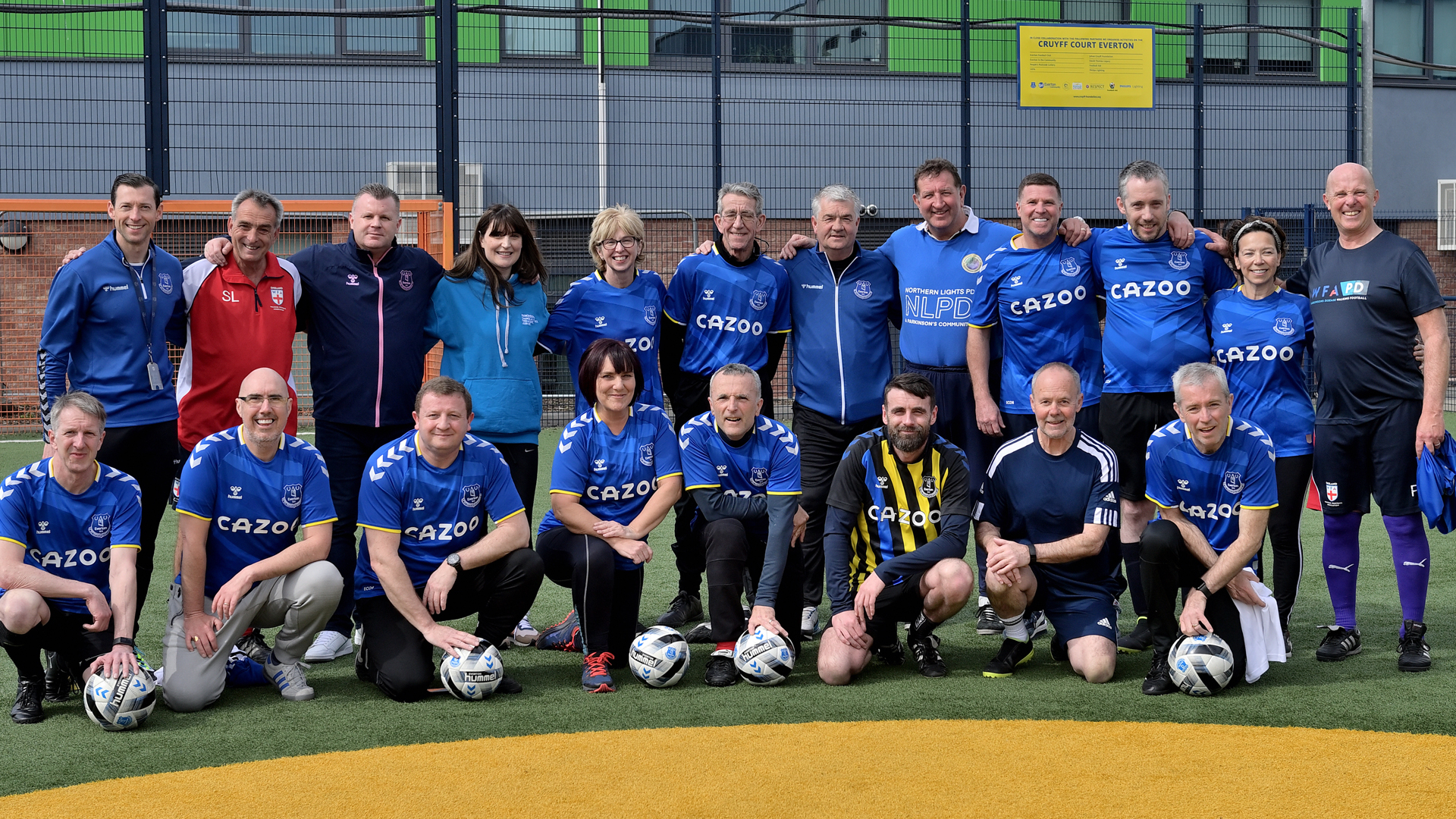 Ambassadors Join EitC For Walking Football On World Parkinson's Day