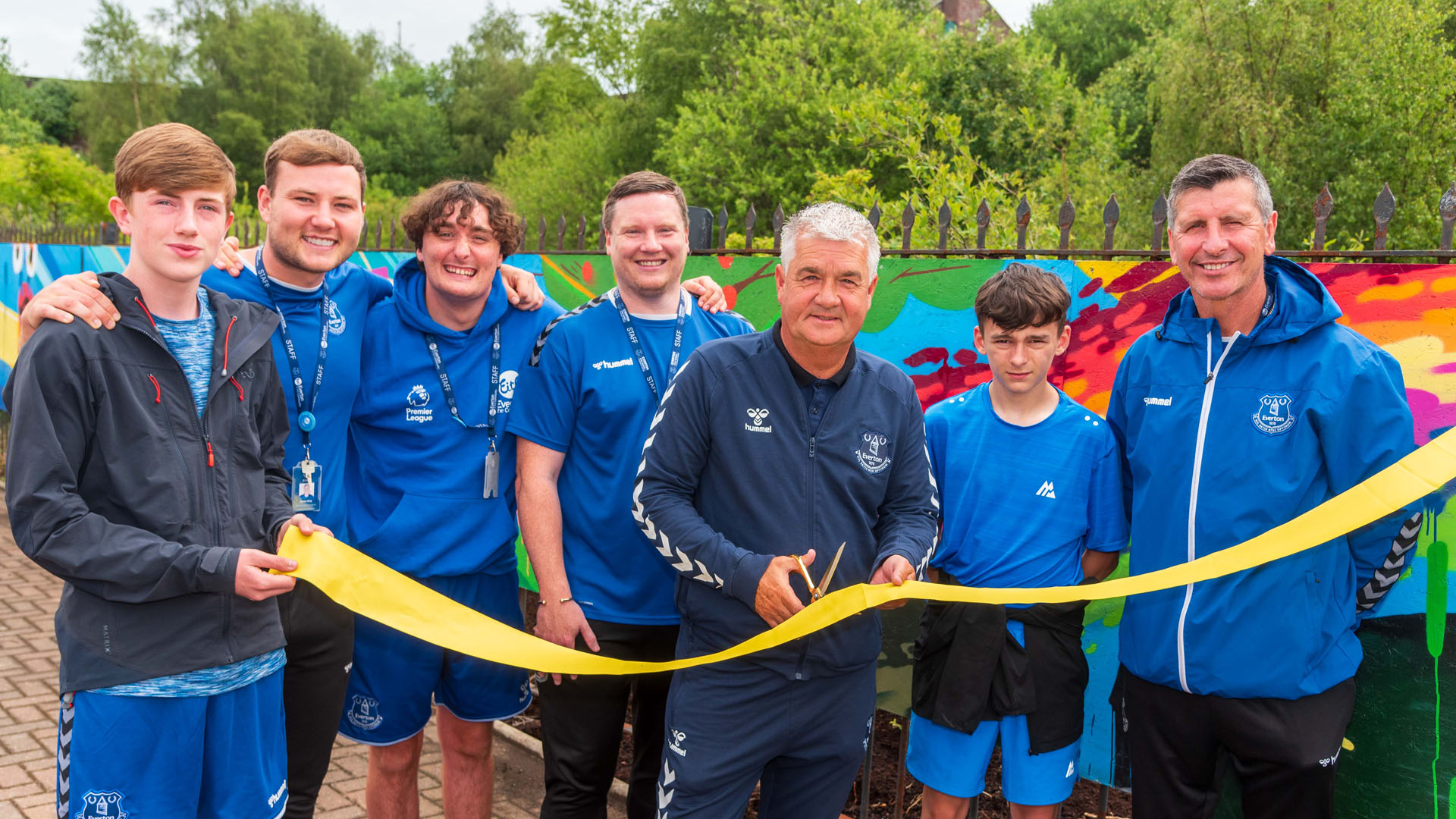 Everton In The Community And Merseyrail Unveil Mental Health Mural At Kirkdale Station