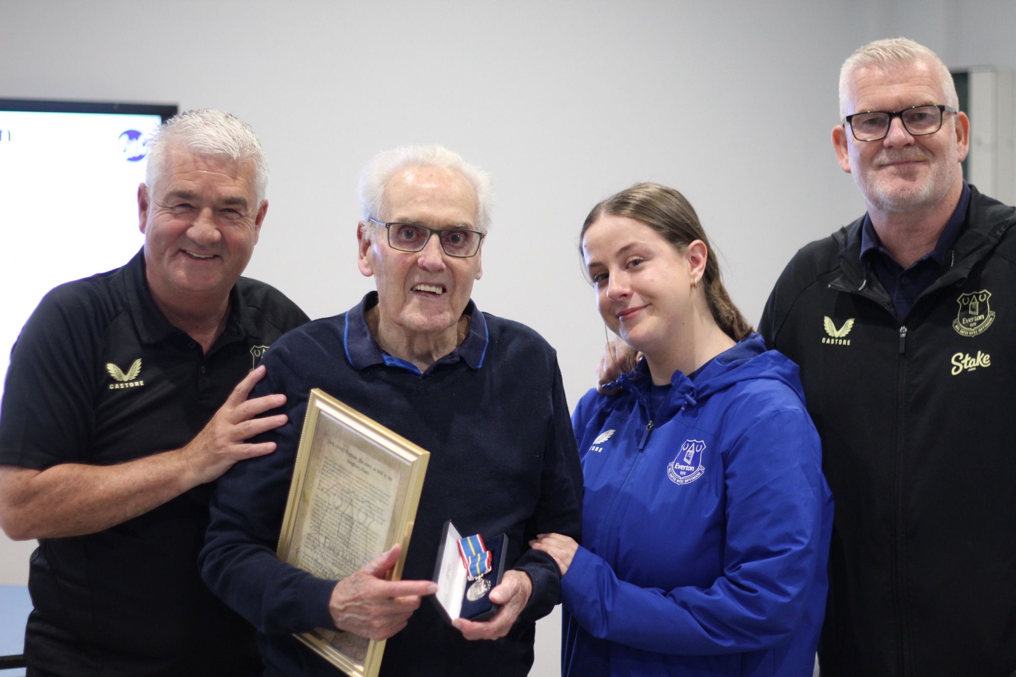 EitC Suprises Veteran With National Service Medal At 92nd Birthday Celebration 