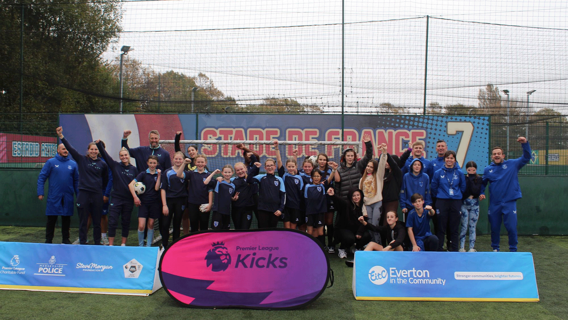 Everton Women Promote Female Participation At ‘Kicks Girls Goals Hour’