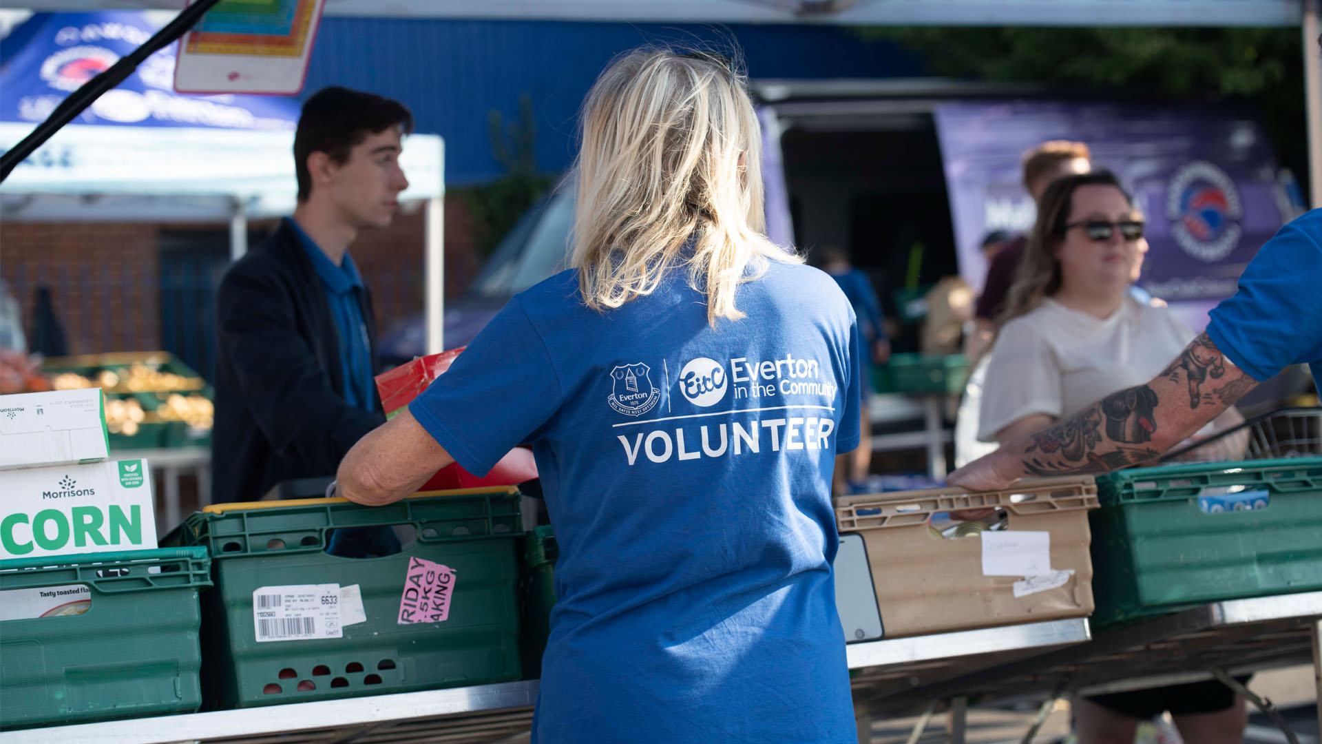 Government Funding Boost For EitC's Blue Base Pantry 