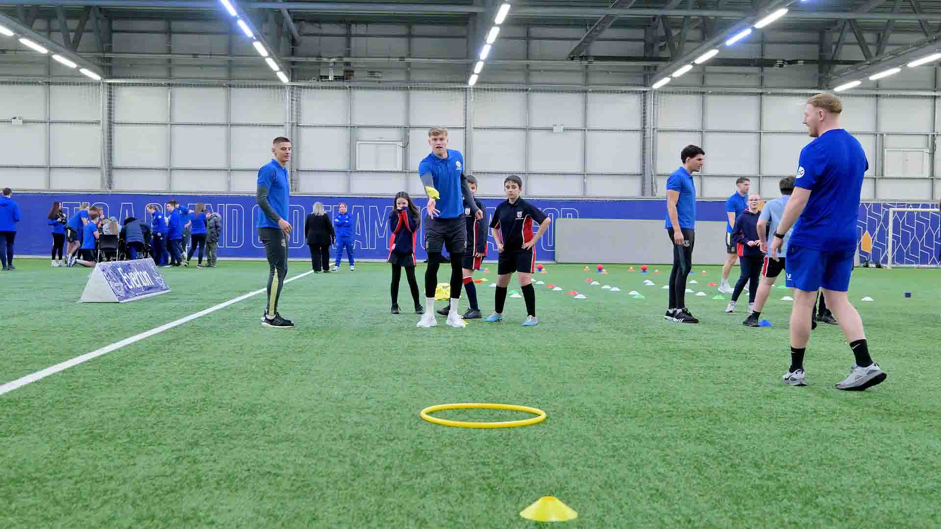 Toffees Tackle the Blues at EitC Showcase
