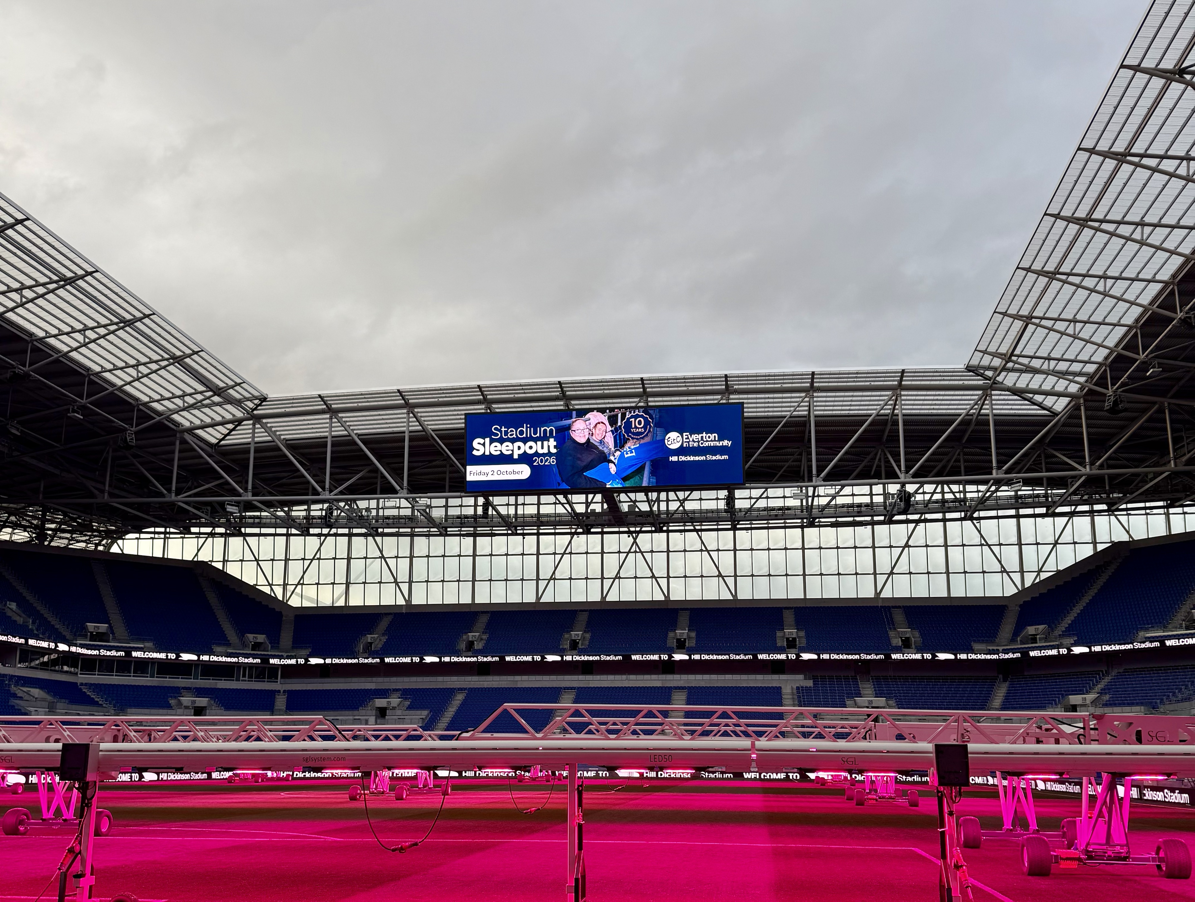 More than 100 Blues Sleep Under the Stars for 10th Anniversary EitC Stadium Sleepout