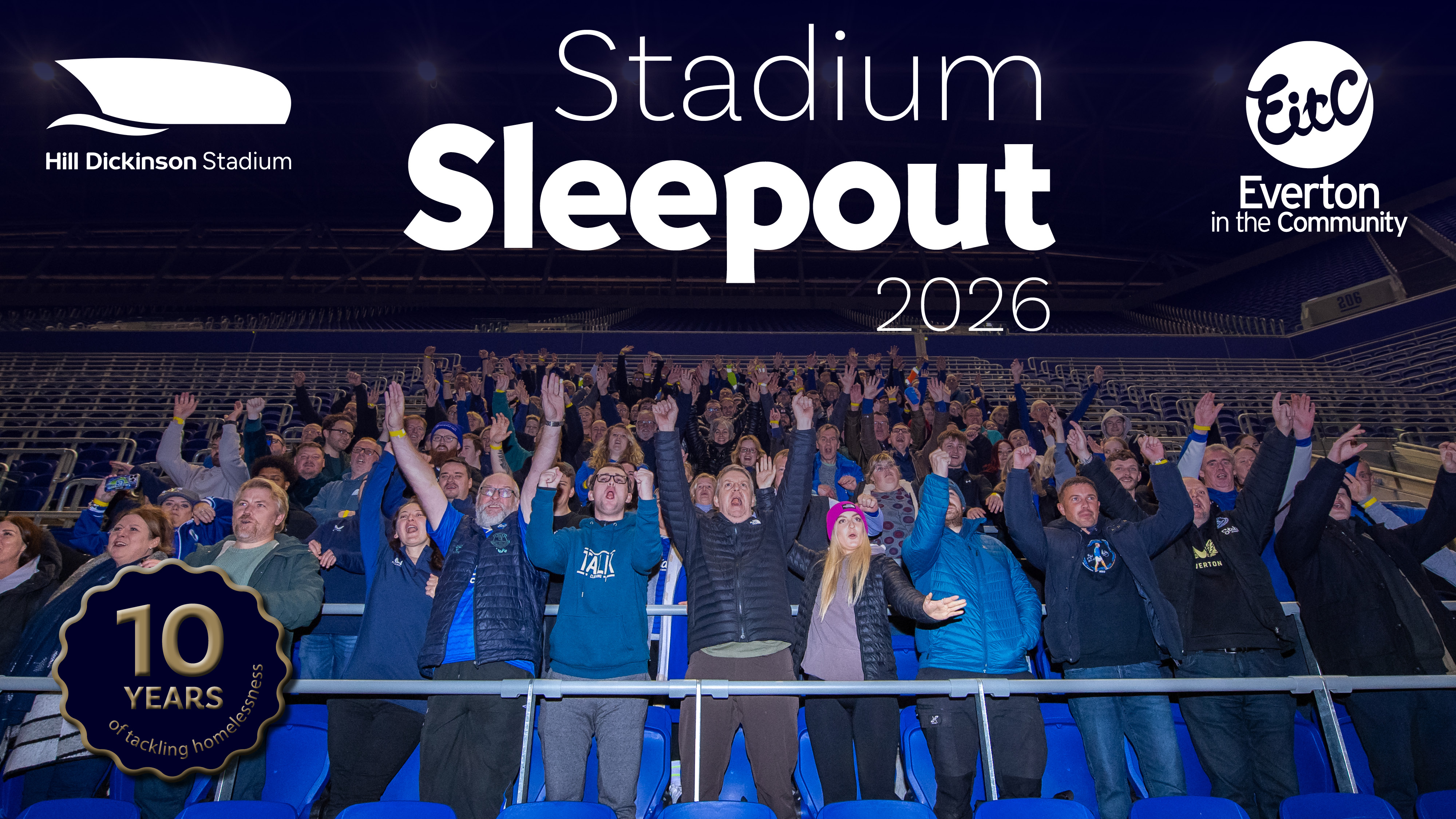 EitC Opens Registration For 10-Year Anniversary Stadium Sleepout