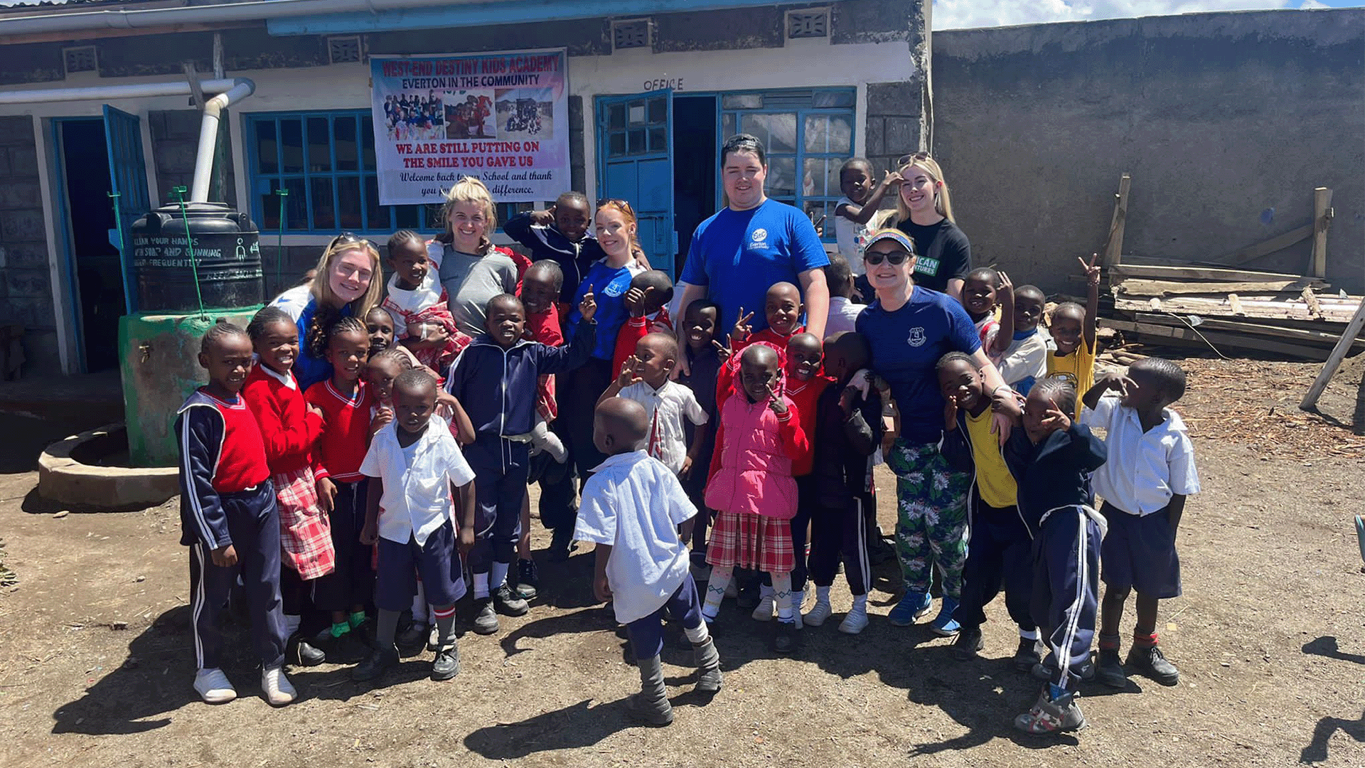 Everton in the Community Volunteers Leave Kenya With Long-Lasting Memories 