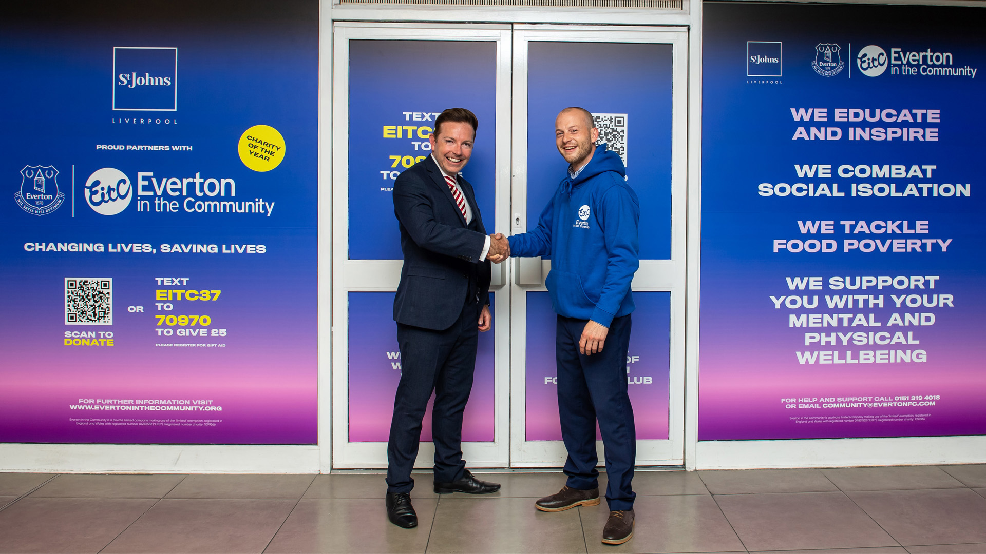 St Johns Shopping Centre Joins Forces With Everton’s Official Charity