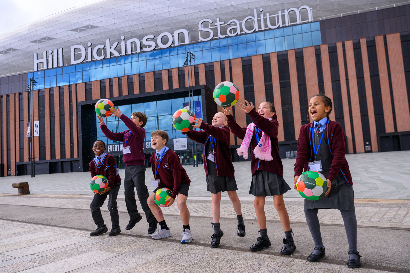  Everton in the Community and Hill Dickinson enter into partnership with launch of Healthy Habits initiative for local children