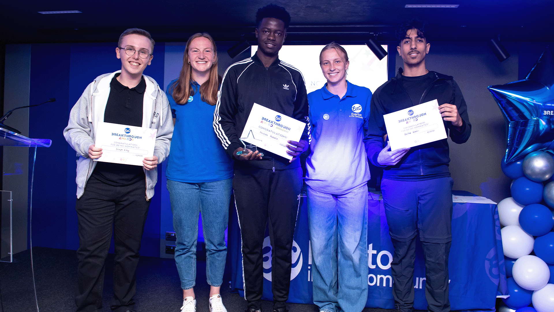 Inaugural Breakthrough Awards Recognises Young People Across EitC Programmes