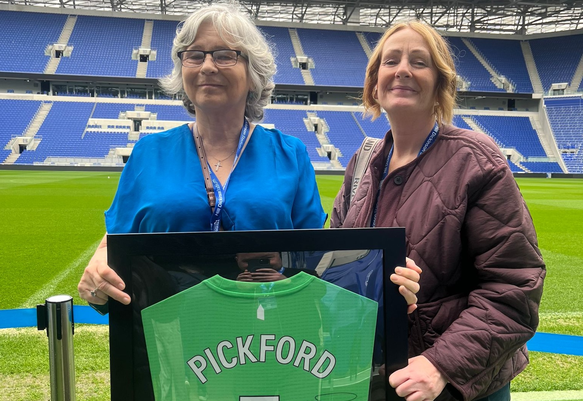 Lifelong Blue Wins Signed Jordan Pickford Shirt After Supporting EitC