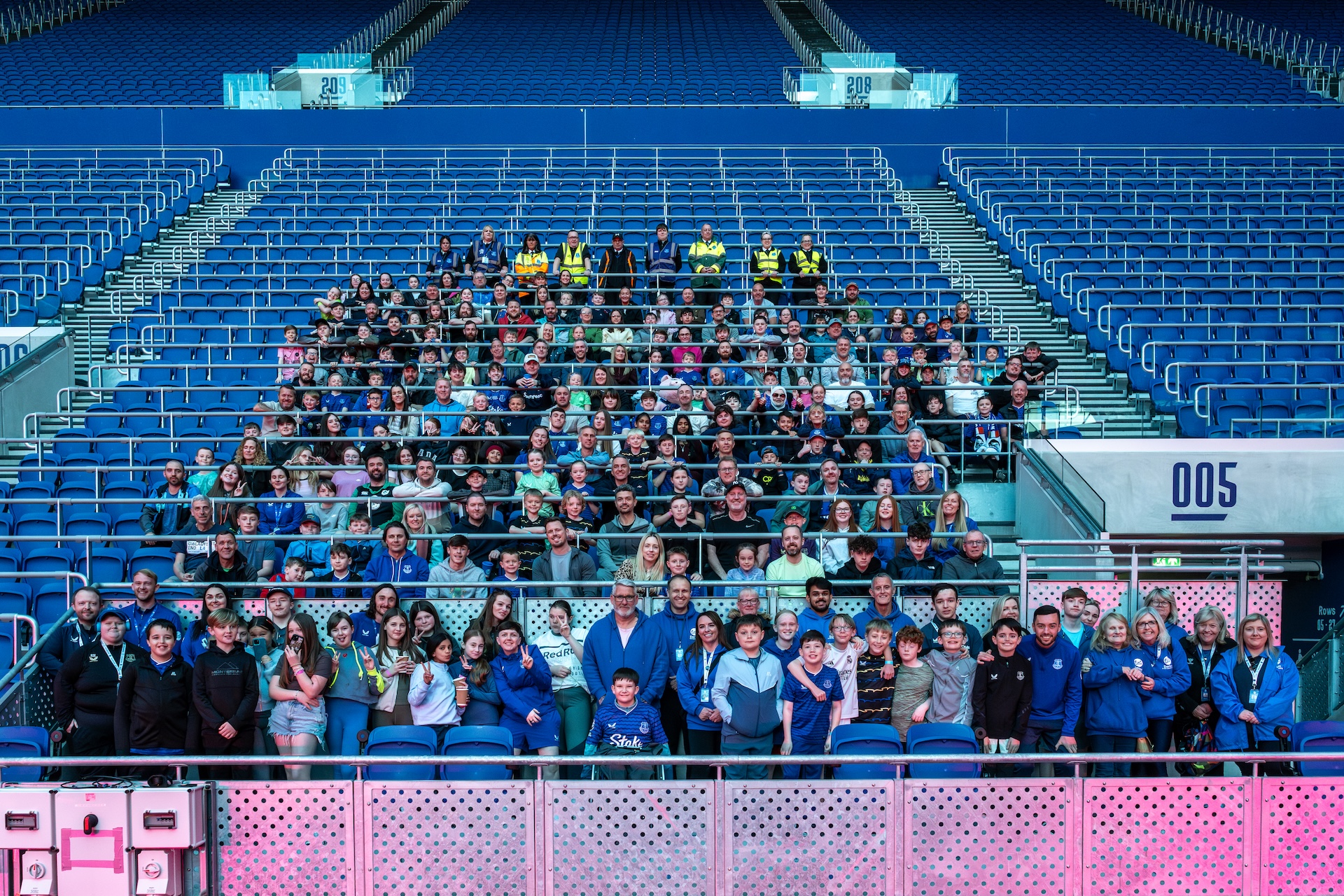 Hundreds of young Everton fans make history at Hill Dickinson Stadium 