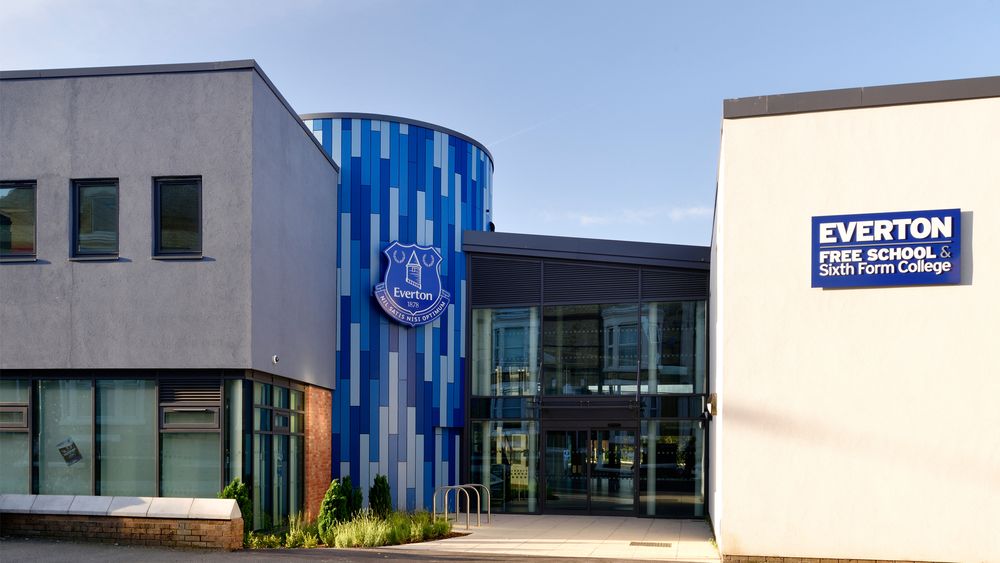 Everton in the Community Everton Free School Shortlisted For The Tes